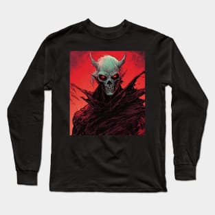 Necromancer Zombie Undead Demon Long Sleeve T-Shirt